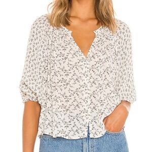 RAILS Mariah Button-Front Top Floral Women's Size PS